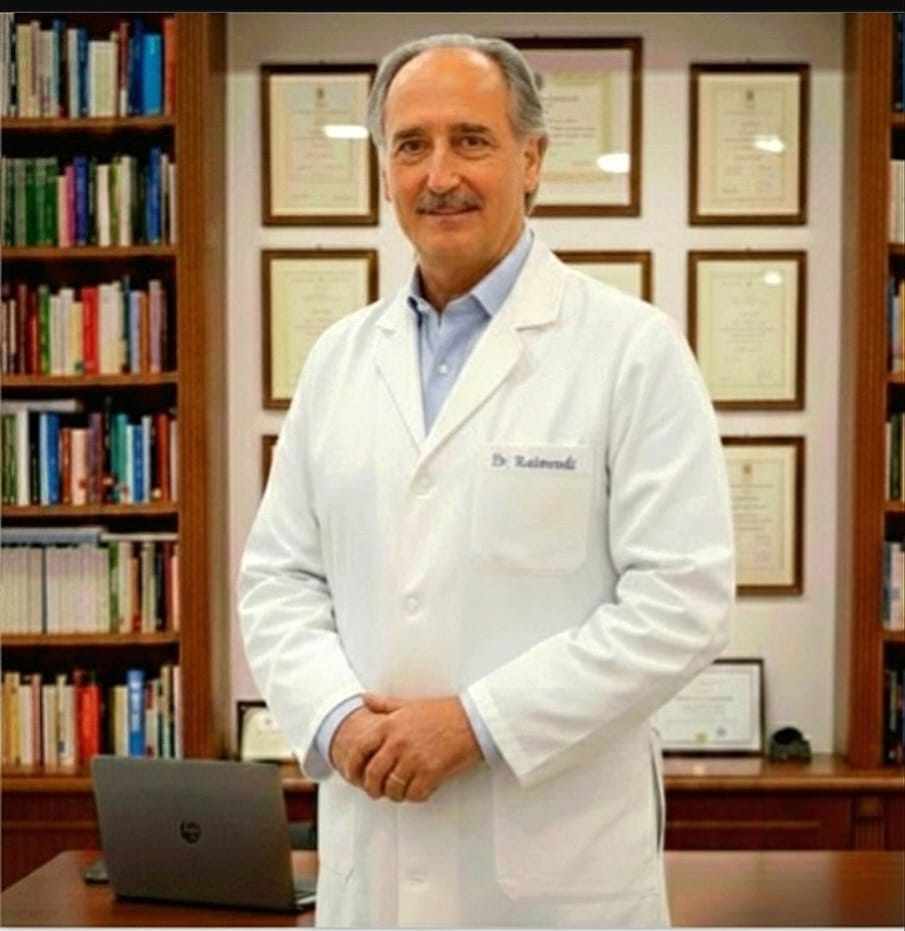 Retrato profesional del Dr. Juan Pedro Raimondi en consultorio